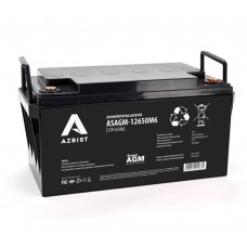 Акумуляторна батарея для ДБЖ ASBIST Super AGM ASAGM-12650M6 12V 65Ah