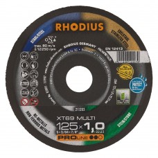 Круг відрізний RHODIUS XT69 Multi ProLine 125*1*22 універсальний