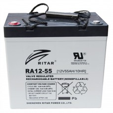 Акумуляторна батарея для ДБЖ AGM RITAR 12V 55AH RA12-55
