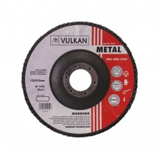 Круг шліфувальний Vulkan 125*22 Р-80 INOX пелюстковий